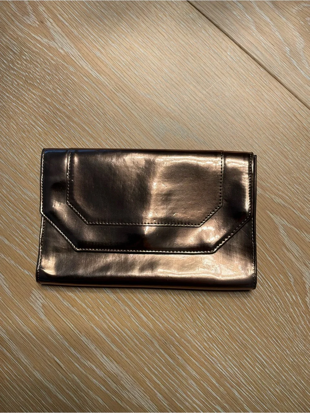 BCBGMaxAzria shiny metallic